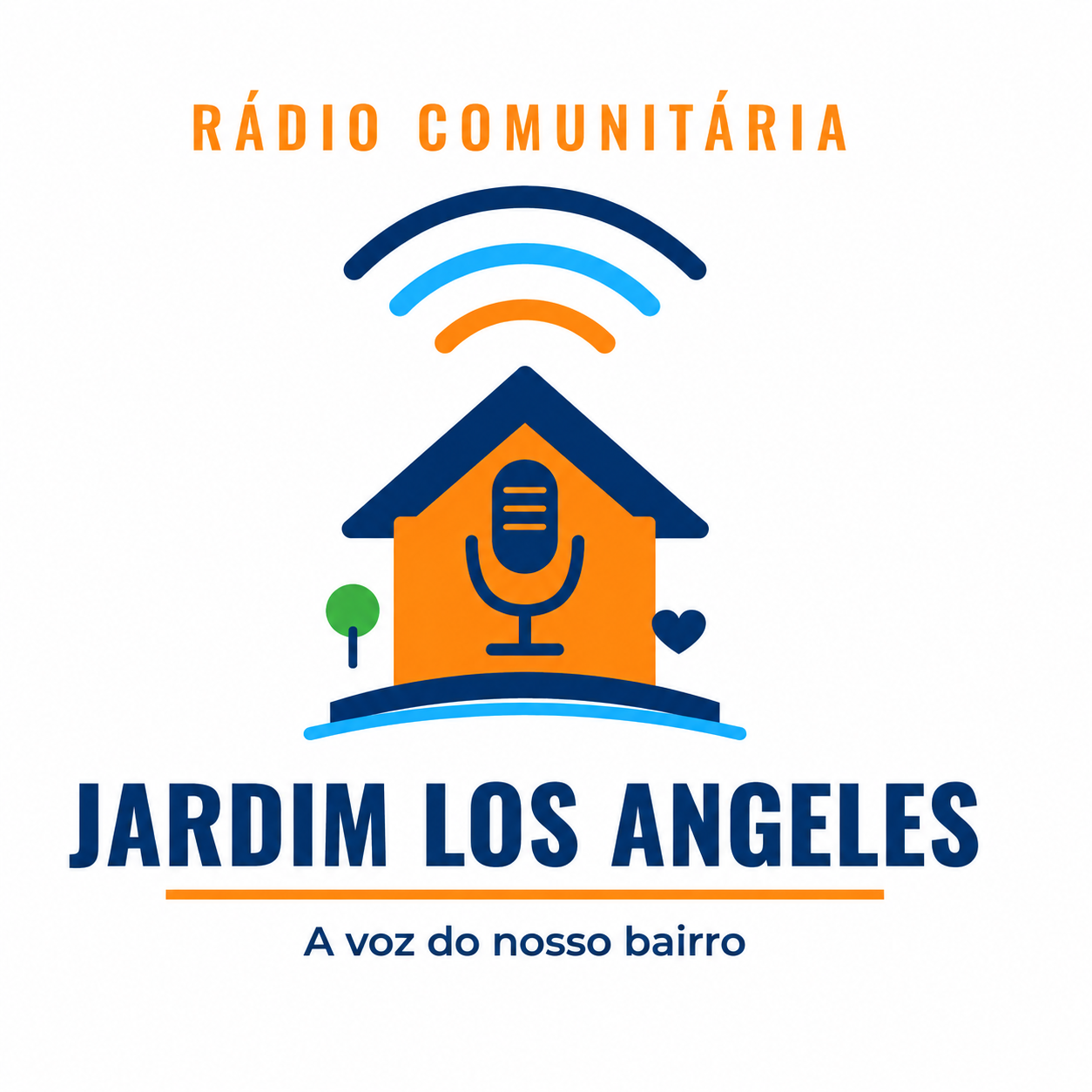 Logo da Rádio Jardim Los Angeles